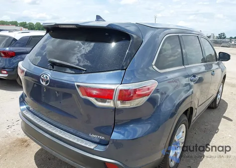 2015 Toyota Highlander Limited V6 из США, поврежденный, VIN 5TDYKRFH0FS094272